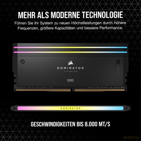 Pamięć DDR5 Dominator Titanium RGB 48GB/7000(2*24GB) CL36 Intel XMP