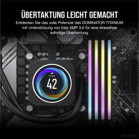 Pamięć DDR5 Dominator Titanium RGB 64GB/6600(2*32GB) CL32 Intel XMP