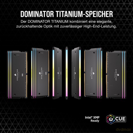 Pamięć DDR5 Dominator Titanium RGB 64GB/6600(2*32GB) CL32 Intel XMP