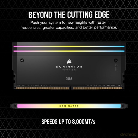 Pamięć DDR5 Dominator Titanium RGB 96GB/6600(2*48GB) CL32 Intel XMP