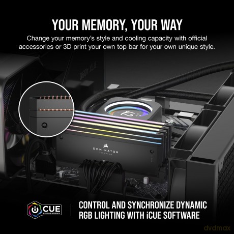 Pamięć DDR5 Dominator Titanium RGB 96GB/6600(2*48GB) CL32 Intel XMP