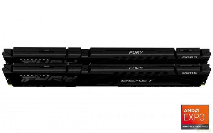 Pamięć DDR5 Fury Beast Black 32GB(2*16GB)/5200 CL36 EXPO