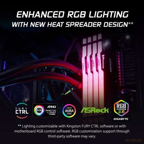 Pamięć DDR5 Fury Beast Black RGB 16GB(1*16GB)/5200 CL36 EXPO