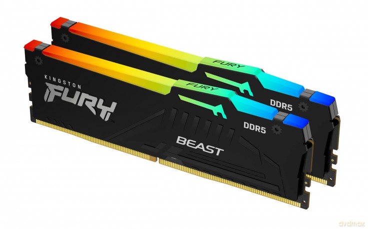 Pamięć DDR5 Fury Beast Black RGB 64GB(2*32GB)/6000 CL36 EXPO
