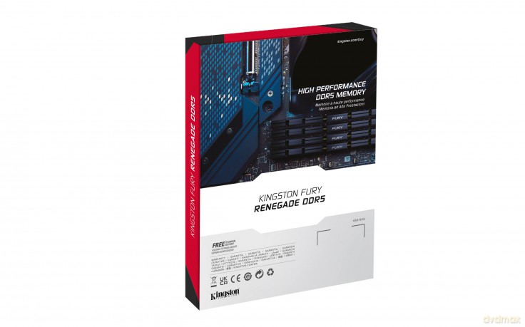 Pamięć DDR5 Fury Renegade 48GB(1*48GB)/6400 CL32 czarno-srebrna