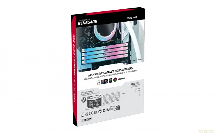 Pamięć DDR5 Fury Renegade RGB 32GB(2*16GB)/7200 CL38