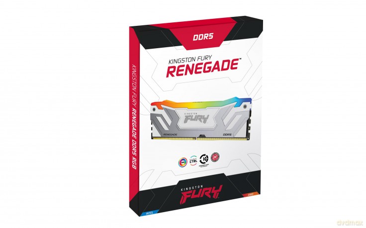 Pamięć DDR5 Fury Renegade RGB White 24GB(1*24GB)/8400 CL40