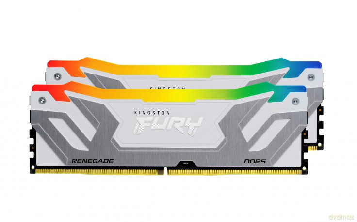 Pamięć DDR5 Fury Renegade RGB White 48GB(2*24GB)/8400 CL40
