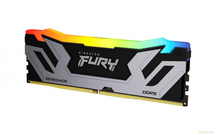 Pamięć DDR5 Fury Renegade Silver RGB 24GB(1*24GB)/8400 CL40