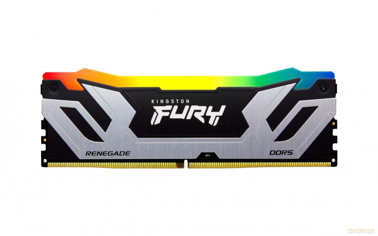 Pamięć DDR5 Fury Renegade Silver RGB 24GB(1*24GB)/8400 CL40