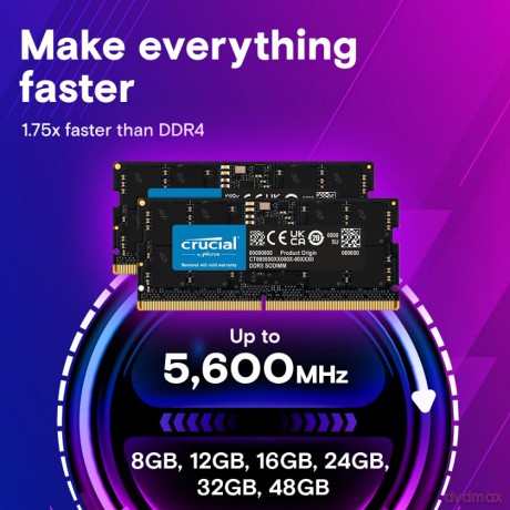 Pamięć DDR5 SODIMM 16GB/4800 CL40 (16Gbit)