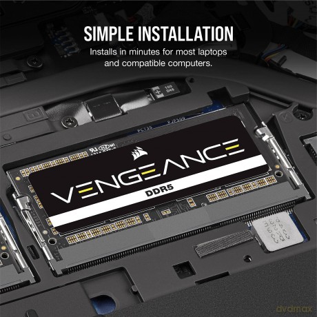 Pamięć DDR5 Vengeance 32GB/4800 (2*16) CL40 SODIMM, czarna