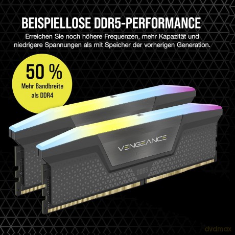 Pamięć DDR5 Vengeance RGB 32GB/6000 (2X16GB) C30 AMD EXPO