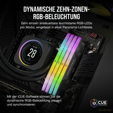 Pamięć DDR5 Vengeance RGB 32GB/7200 (2x16GB) C34