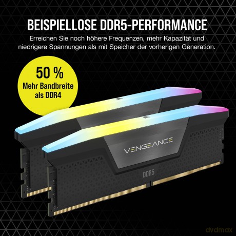 Pamięć DDR5 Vengeance RGB 32GB/7200 (2x16GB) C34