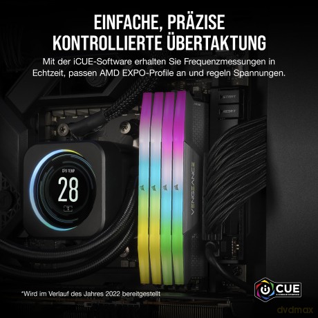 Pamięć DDR5 VENGEANCE RGB 64GB/6000 (2x32GB) CL30 AMD EXPO