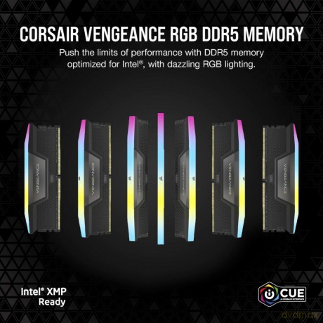 Pamięć DDR5 Vengeance RGB 64GB/6400 (2*32GB) C32 Intel XMP
