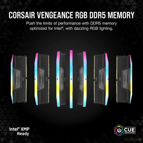 Pamięć DDR5 Vengeance RGB 64GB/6400 (2*32GB) C32 Intel XMP