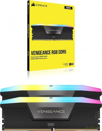 Pamięć DDR5 Vengeance RGB 64GB/6400 (2*32GB) C32 Intel XMP