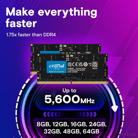 Pamięć do notebooka DDR5 SODIMM 48GB(2*24) /5600 CL46 (16Gbit)