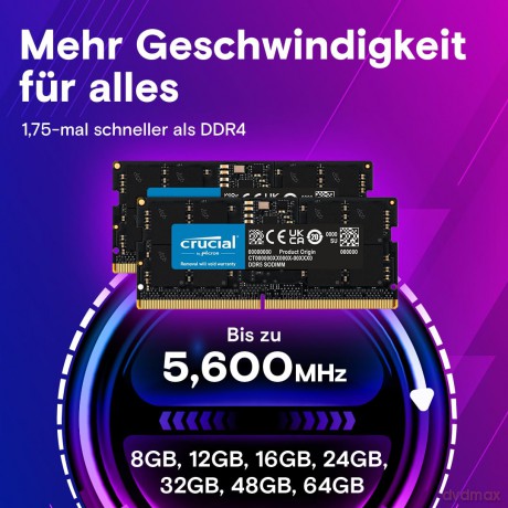 Pamięć do notebooka DDR5 SODIMM 96GB(2*48) /5600 CL46 (16Gbit)