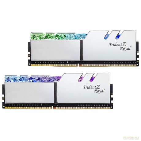 Pamięć do PC DDR4 32GB (2x16GB) TridentZ Royal RGB DDR4 3200MHz CL16 XMP2 srebrna