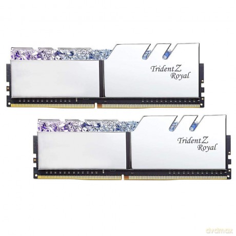 Pamięć do PC DDR4 32GB (2x16GB) TridentZ Royal RGB DDR4 3200MHz CL16 XMP2 srebrna
