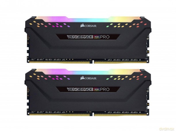 Pamięć do PC DDR4 Vengeance PRO RGB dla Intel XMP Certified 16GB/3200(2*8GB) czarna CL16