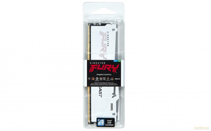 Pamięć do PC DDR5 Fury Beast RGB 16GB(1*16GB)/6000 CL36 biała
