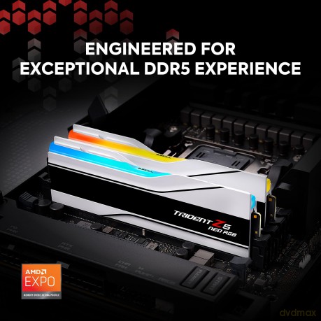 Pamięć PC - DDR5 48GB (2x24GB) Trident Neo RGB 6400MHz CL32 White