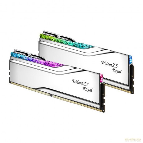 Pamięć PC - DDR5 64GB (2x32GB) Trident Z5 Royal RGB 6400MHz CL32 XMP3 Srebrna