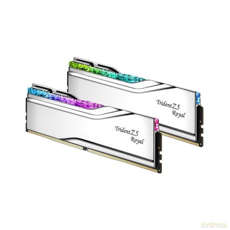 Pamięć PC - DDR5 64GB (2x32GB) Trident Z5 Royal RGB 6400MHz CL32 XMP3 Srebrna