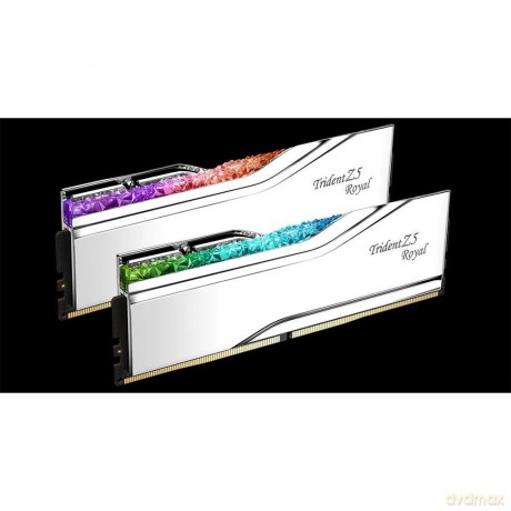 Pamięć PC - DDR5 64GB (2x32GB) Trident Z5 Royal RGB 6400MHz CL32 XMP3 Srebrna