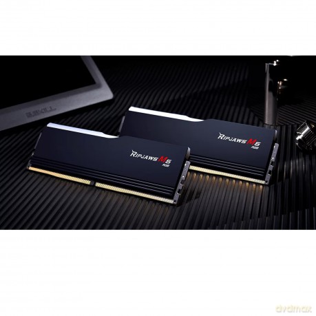 Pamięć PC DDR5 32GB (2x16GB) Ripjaws M5 RGB 5200MHz CL40 XMP3 Czarny