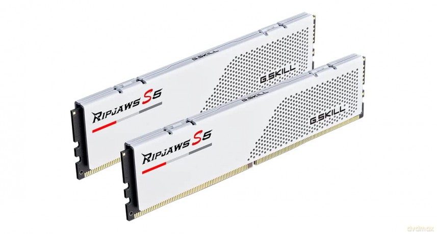 Pamięć PC DDR5 32GB (2x16GB) Ripjaws S5 6000MHz CL30 XMP3 biała