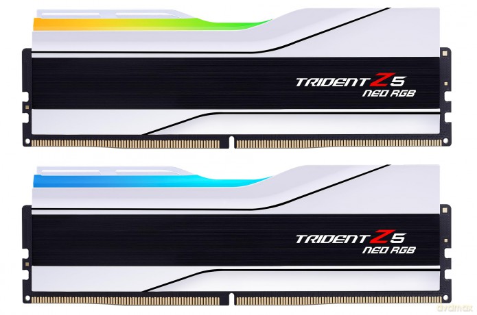 Pamięć PC DDR5 32GB (2x16GB) Trident Neo AMD RGB 6400MHz CL32 EXPO biała