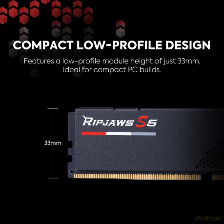 Pamięć PC DDR5 48GB (2x24GB) Ripjaws S5 6400MHz CL36 XMP3 czarna