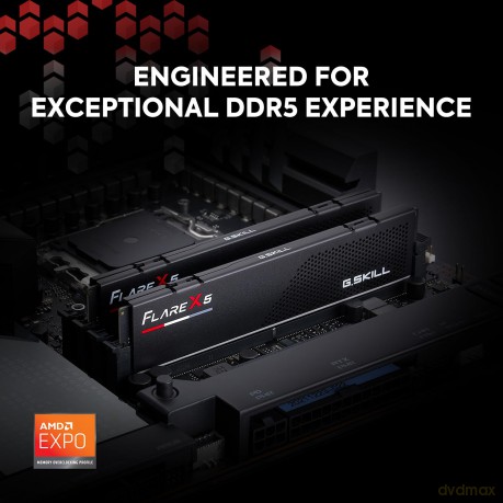 Pamięć PC DDR5 64GB (2x32GB) Flare X5 AMD 6000MHz CL30 EXPO Czarna