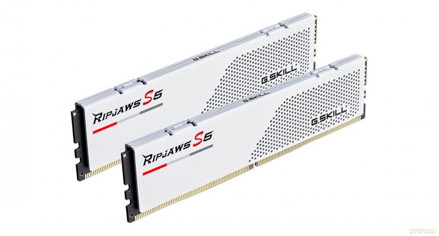 Pamięć PC DDR5 64GB (2x32GB) Ripjaws S5 6000MHz CL30 XMP3 biała