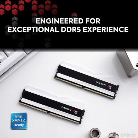 Pamięć PC DDR5 96GB (2x48GB) Trident Z5 RGB 6400MHz CL32 XMP3 biała