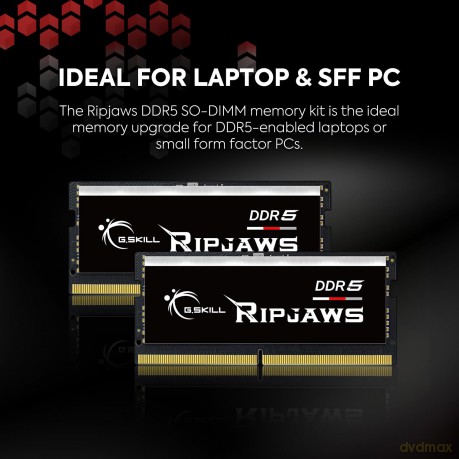Pamięć SODIMM DDR5 32GB (2x16GB) Ripjaws 5600MHz CL40-40 1,1V