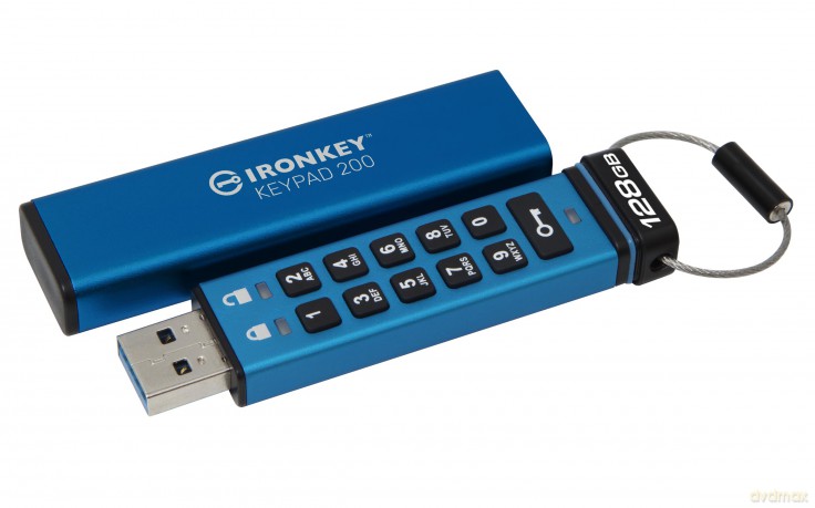 Pendrive 128GB IronKey Keypad 200 FIPS140-3 Level 3 AES-256