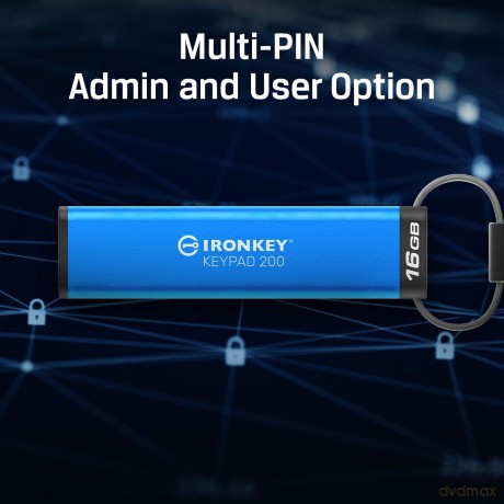 Pendrive 32GB IronKey Keypad 200 FIPS140-3 Lvl3 AES-256