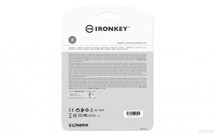 Pendrive 32GB IronKey Vault Privacy 50C AES-256 FIPS-197