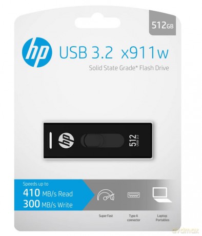 Pendrive 512GB HP USB 3.2 USB HPFD911W-512