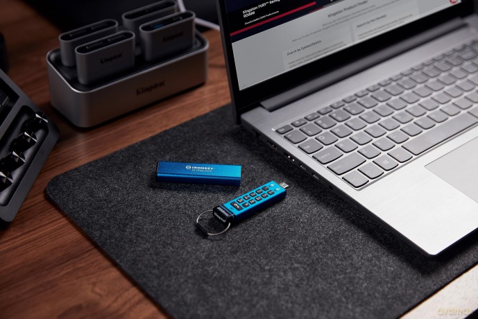 Pendrive 8GB IronKey Keypad 200C USB-C FIPS140-3 Lvl3 AES-256