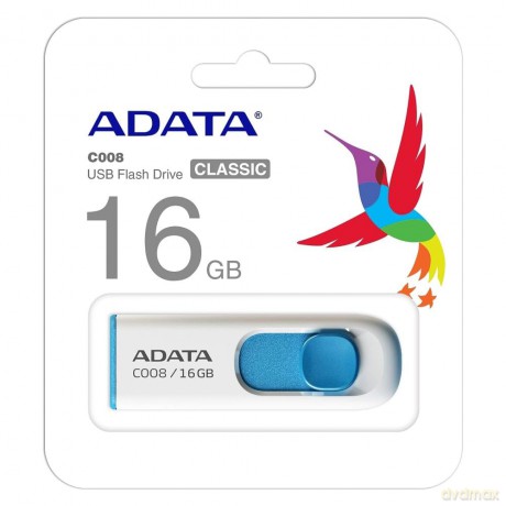 Pendrive DashDrive Classic C008 16GB USB2.0 biało-niebieski