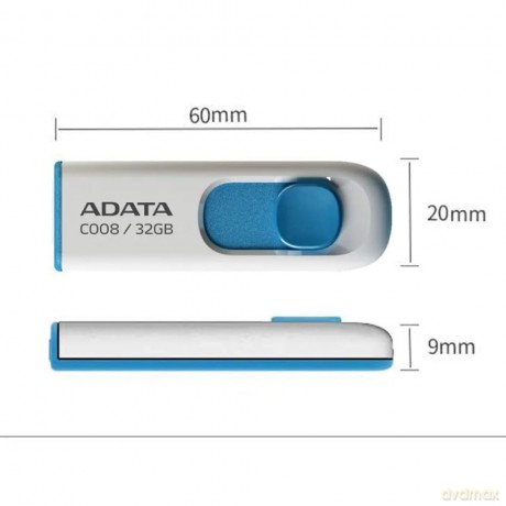 Pendrive DashDrive Classic C008 16GB USB2.0 biało-niebieski