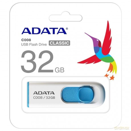 Pendrive DashDrive Classic C008 32GB USB2.0 biało- niebieskie