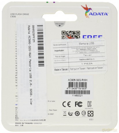 Pendrive DashDrive Classic C906 32GB USB2.0 białe